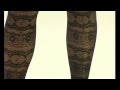 UK Tights Pretty Polly Enchanting Banded Lace Tights
