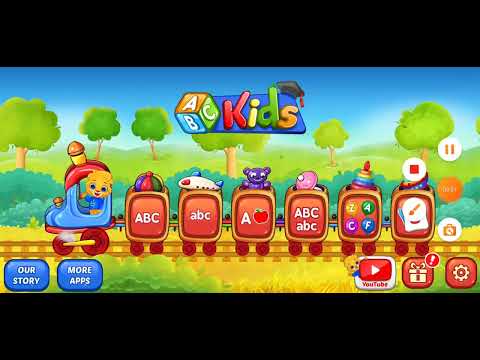ABC kids learning with cartoon #how to write ABC