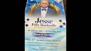 Funeral Service Of Jesse Felix Bardouille