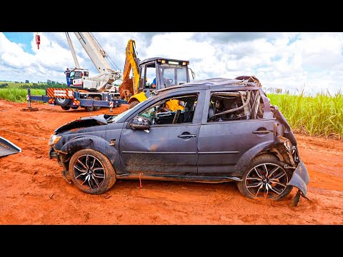 JOGUEI O CARRO DO REI DO GADO A 100 METROS DE ALTURA