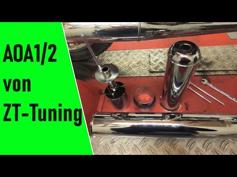 Simson Tuning ZT-Tuning AOA mit verstellbarem Gegenkonus am 50ccm Almot Zylinder