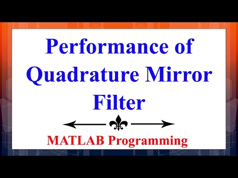 Testing the performance of Quadrature Mirror Filter using MATLAB| Advanced Digital Signal Processing