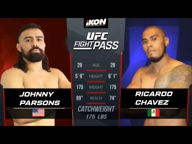 Jonny Parsons vs. Ricardo Chavez Full Fight | iKON 7
