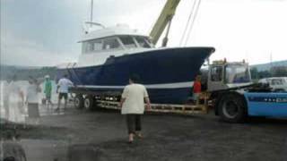 preview picture of video 'Jupiter 342 motor boat lanching'