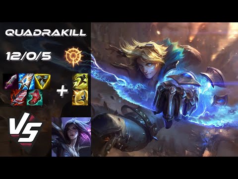 BOTTOM Ezreal vs Kai'Sa [QUADRAKILL] - EU Grandmaster Patch 25.24