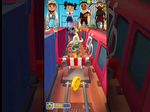 Subway Surfers : Jake VS Ninja 🥷 VS Prince K VS Harumi #shorts #subwaysurfers #gaming