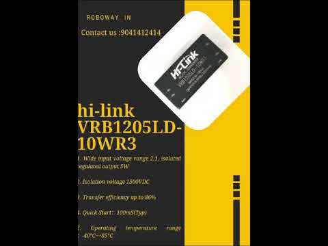 HLK-VRB2405YMD-6WR3 24V to 5V 6W DC-DC Converter