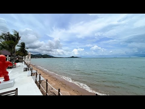 The Deck Beach Club 🔴 Bang Rak beach - Koh Samui Live cam