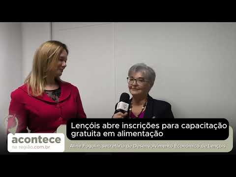 Lençóis Paulista abre inscrições para capacitação gratuita no setor de alimentação