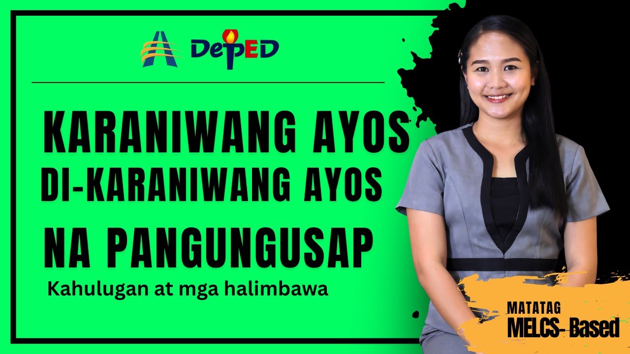 Putar video Filipino: Pangungusap, Karaniwang Ayos at Di karaniwang Ayos l Japhet Rombo sekarang Filipino: Pangungusap, Karaniwang Ayos at Di karaniwang Ayos l Japhet Rombo