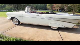 Download the video "1957 Belair Convertible $53500 Rumley Motors Greensboro NC classic cars Chevrolet"
