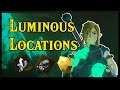 [Zelda Breath of the Wild] Luminous Stone Locations and Mining Routes