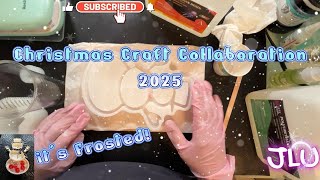 Resin Project-Polyurethane Glitzy Snowman! Christmas Craft Collaboration 2025