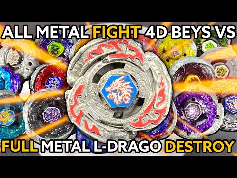 OVERPOWERED!!! | FULL METAL L-Drago Destroy F:S VS ALL LEGENDARY BLADER BEYS | Beyblade Metal Fury
