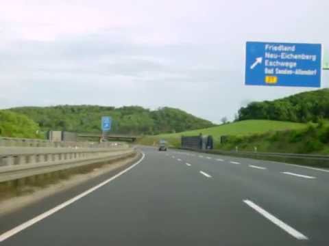 Autobahn A7 near Kassel