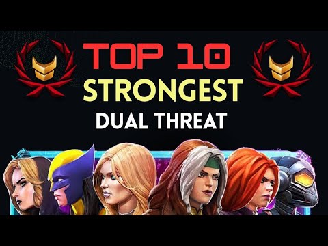 TOP 10 Strongest Female Champions |Dual Threat| - Marvel Contest of Champions 