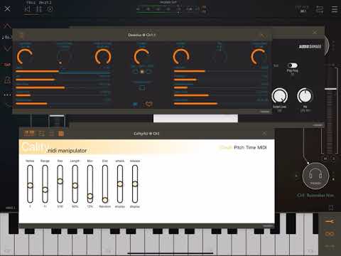 iOs shoegaze with Cality,ApeSoft Klevgrand,Audio Damage & Bram Bos apps