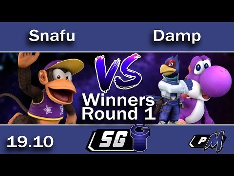 SG 19.10 WR1 - Snafu (Diddy Kong) vs Damp (Yoshi, Falco)