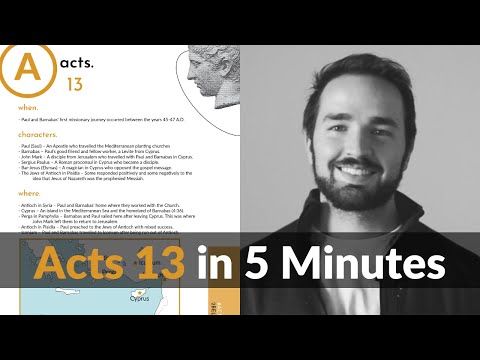 Acts 13 Summary in 5 Minutes - 2BeLikeChrist