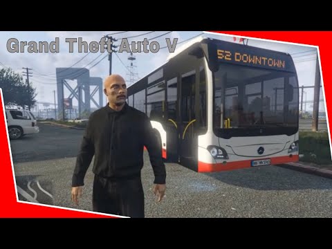 Mercedes Benz Citaro Euro 5 | Hochbahn | Bus Mod | Route 350 Rancho to Vinewood | GTA V | Let's Play