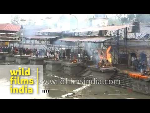Horrible sight of multiple cremation pyres after Nepal earthquake