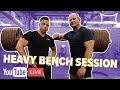 Mark Bell & Nick Wright Heavy Bench Session at The Super Training Gym Live!