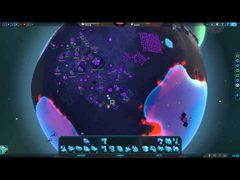 Planetary Annihilation 7 Player FFA - Pretty Planets