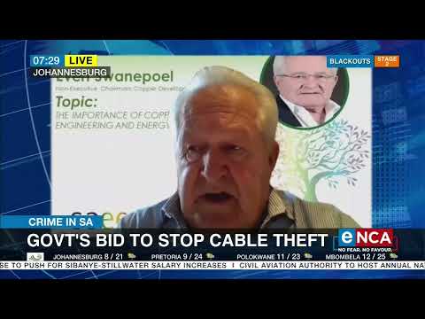Crime in SA Cable theft costs SA billions of rands