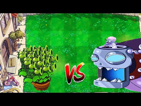 99 Threepeater Vs Gargantuar Vs Dr Boss in Night time Battieground | Plants In Peril Plus 1.1