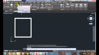 AutoCAD I  04-23 Drawing Rectangles   Setting the Width
