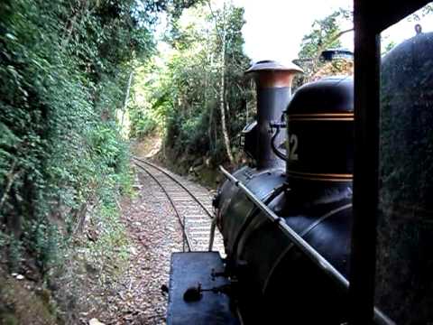 Túnel - Passeio em locomotiva a vapor em Apiúna/SC - EFSC - ABPF - Tremtur