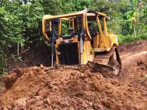 Powerful Bulldozer Builds Mountain Highway | Extreme Earthwork and Road Grading Action