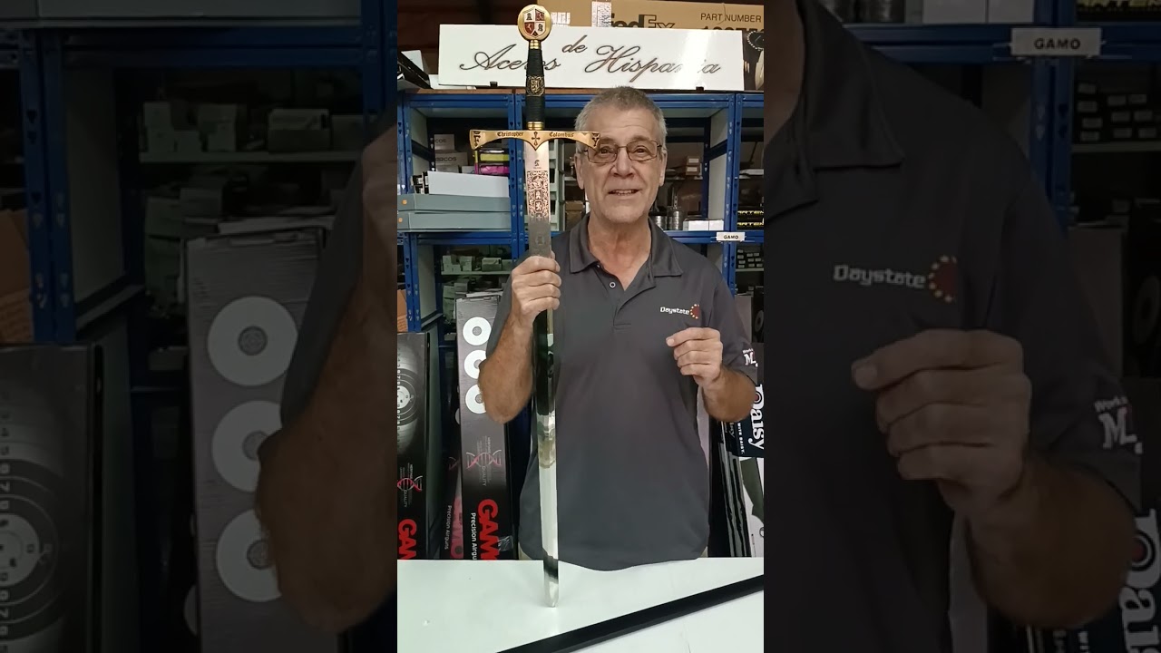 ESPADA DE CRISTÓVÃO COLOMBO COM BAINHA. REFERÊNCIA 3111V