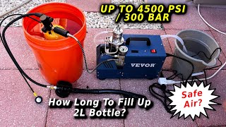 Testing Vevor's High Pressure Diving & Paintball Air Compressor - Safe?