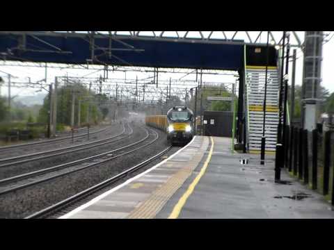 DRS Class 68, 68003 Astute, 6U76 Passing Rugeley Trent Valley (6th October 2014)