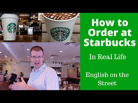 Como fazer pedidos no Starbucks | Aprenda inglês americano online com o English on the Street