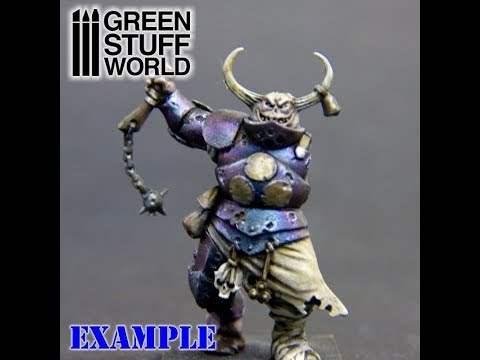 Chameleon Paint 1 - Painting example of a 28mm miniature