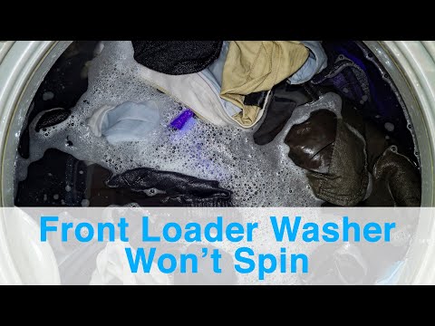Front Loader Washer Won't Spin