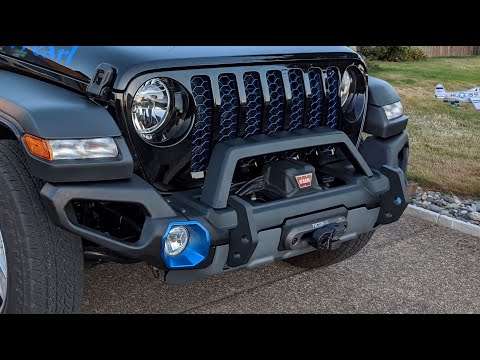 2020 Jeep Gladiator, Rugged Ridge Venator Bumper, Headlight Revolution S-V.4 LED's. A review.