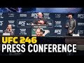 UFC 246 Press Conference Video - MMA Fighting