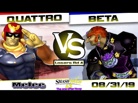 Quattro (Falcon) vs. Beta (Ganon) - Losers Rd 4 - Smashkatoon 43