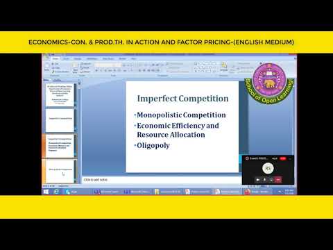 CON. & PROD.TH. IN ACTION AND FACTOR PRICING-(ENGLISH MEDIUM) By - KUMARI PRATIMA YADAV