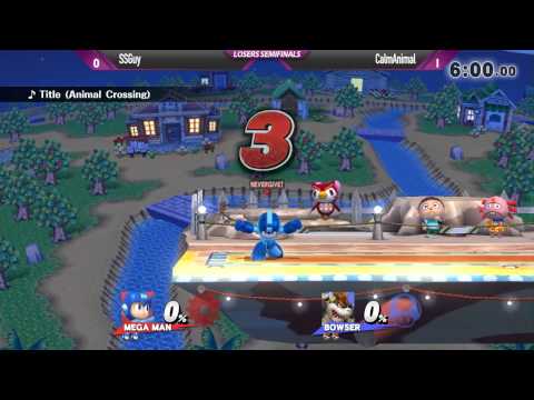 SW12 Smash Wii U - SSGuy (Mega Man) vs CalmAnimal (Bowser) - Losers Semifinals