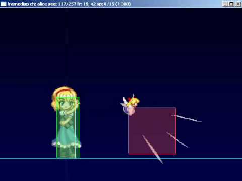 Hitbox Viewer Demonstration, Alice Margatroid