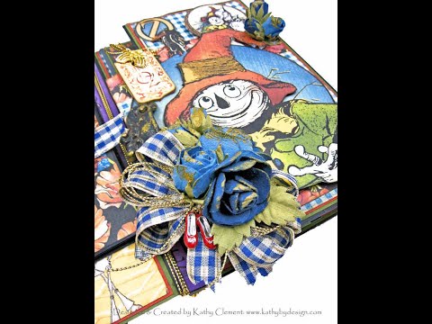 Magic of Oz Sentimental Scarecrow Folio Project Tour with Tips and Tricks