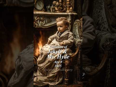 Evolution of Dr Jekyll & Mr Hyde #historytok #evolution #unitedkingdom #uktiktok #jekyllandhyde
