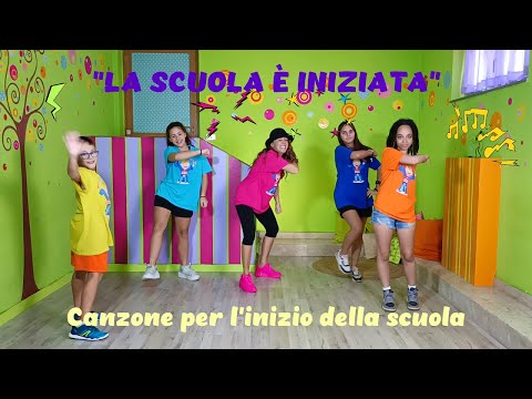 🎒🎵CANZONE SULL' INIZIO DELLA SCUOLA PER BAMBINI DI INFANZIA E PRIMARIA-"LA SCUOLA È INIZIATA"🎒🎵