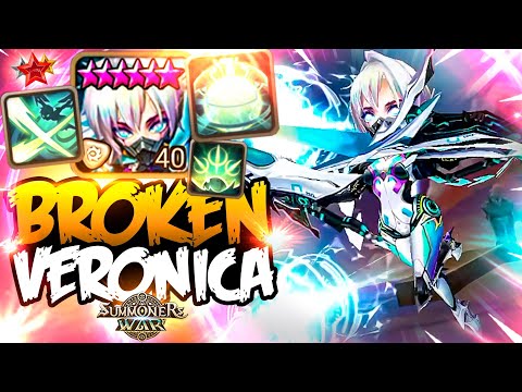 One of the MOST BROKEN LD NAT5's? Veronica (Light Battle Angel) - Summoners War