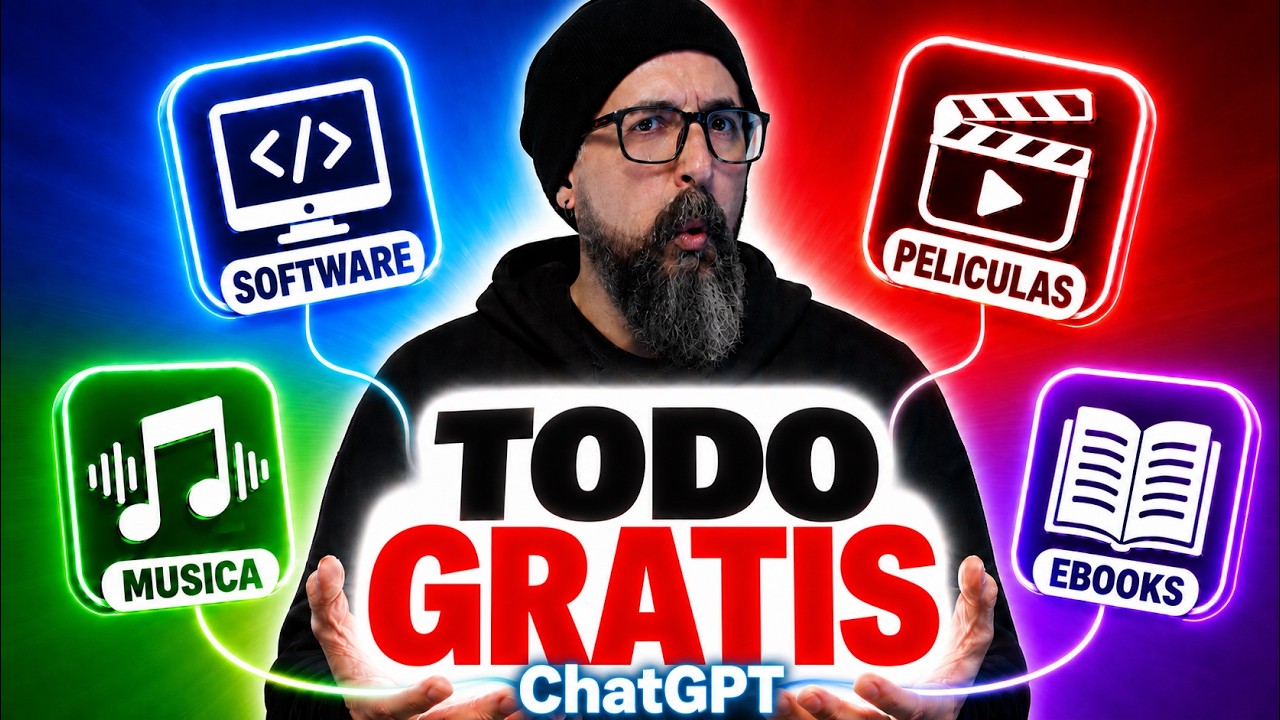 Este TRUCO de ChatGPT lo encuentra TODO GRATIS y LEGAL [ PELICULAS - MUSICA - EBOOKS - SOFTWARE ]