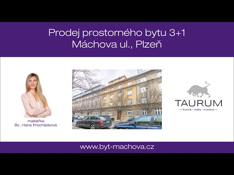 PRODÁNO - Prodej prostorného bytu 3+1 Máchova ul., Plzeň